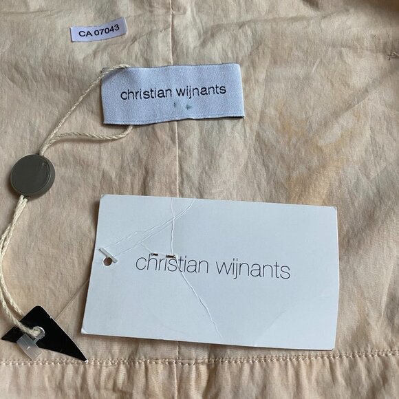 CHRISTIAN Wijnants BNWT Peach Skirt Tie Dye sz 8 - Picture 6 of 12